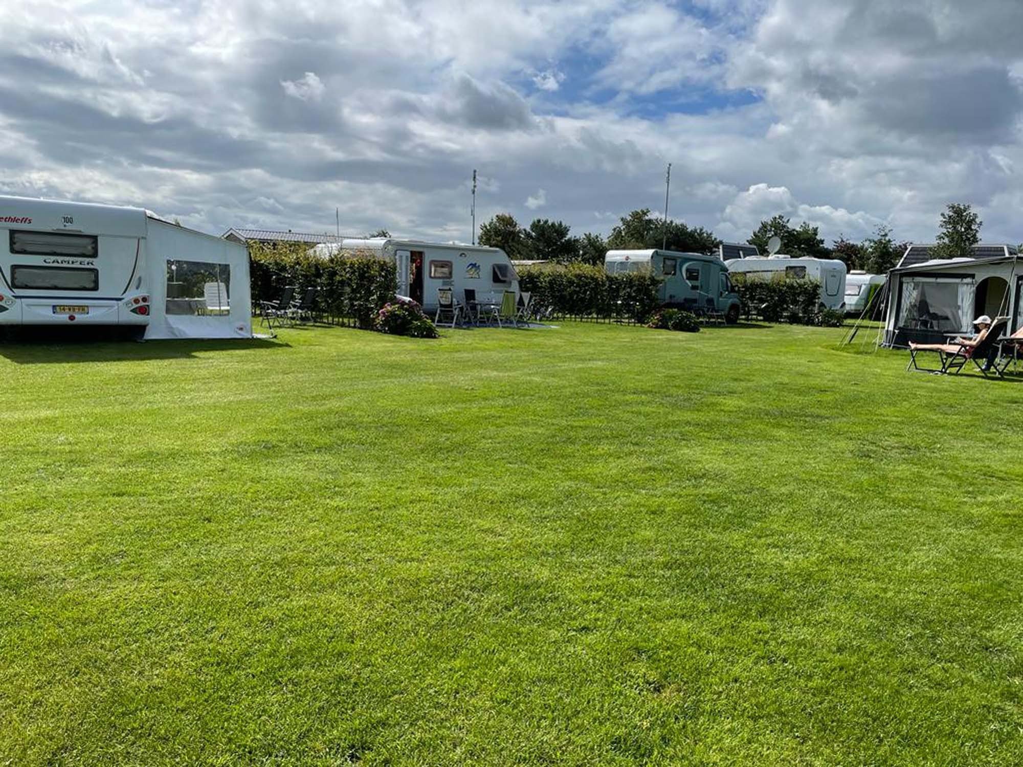 Standard caravan pitch