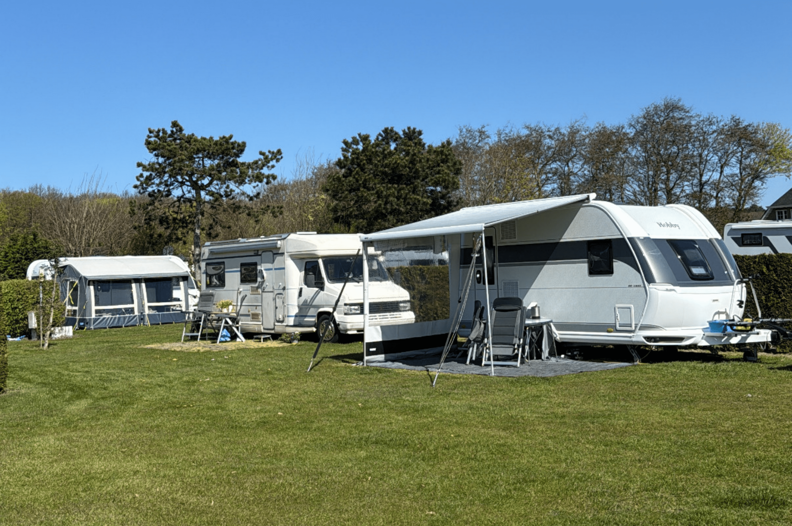 Standard caravan pitch